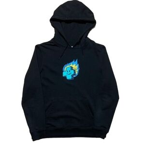 PINK DOLPHIN FIERY CROSS LOGO  sweatshirt